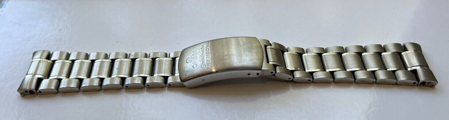 Genuine Omega Speedmaster Bracelet Band 1498/840 Watch Band 20mm S/Steel