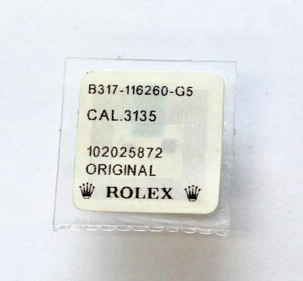 Genuine Factory Rolex Click For Rotator Bezel B317-1116260-G5 - Brand New Sealed