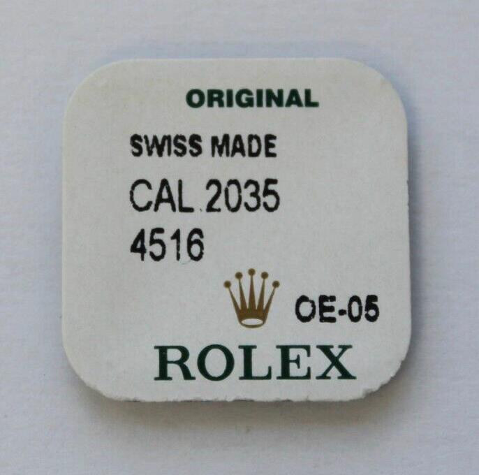 Genuine Rolex 2035 Date Jumper Cod. 2035-4516 Cal: 2035 - NOS