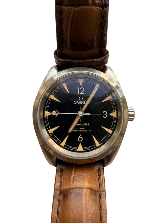Omega Railmaster 40 mm Stainless Steel Co Axial Master Chronometer