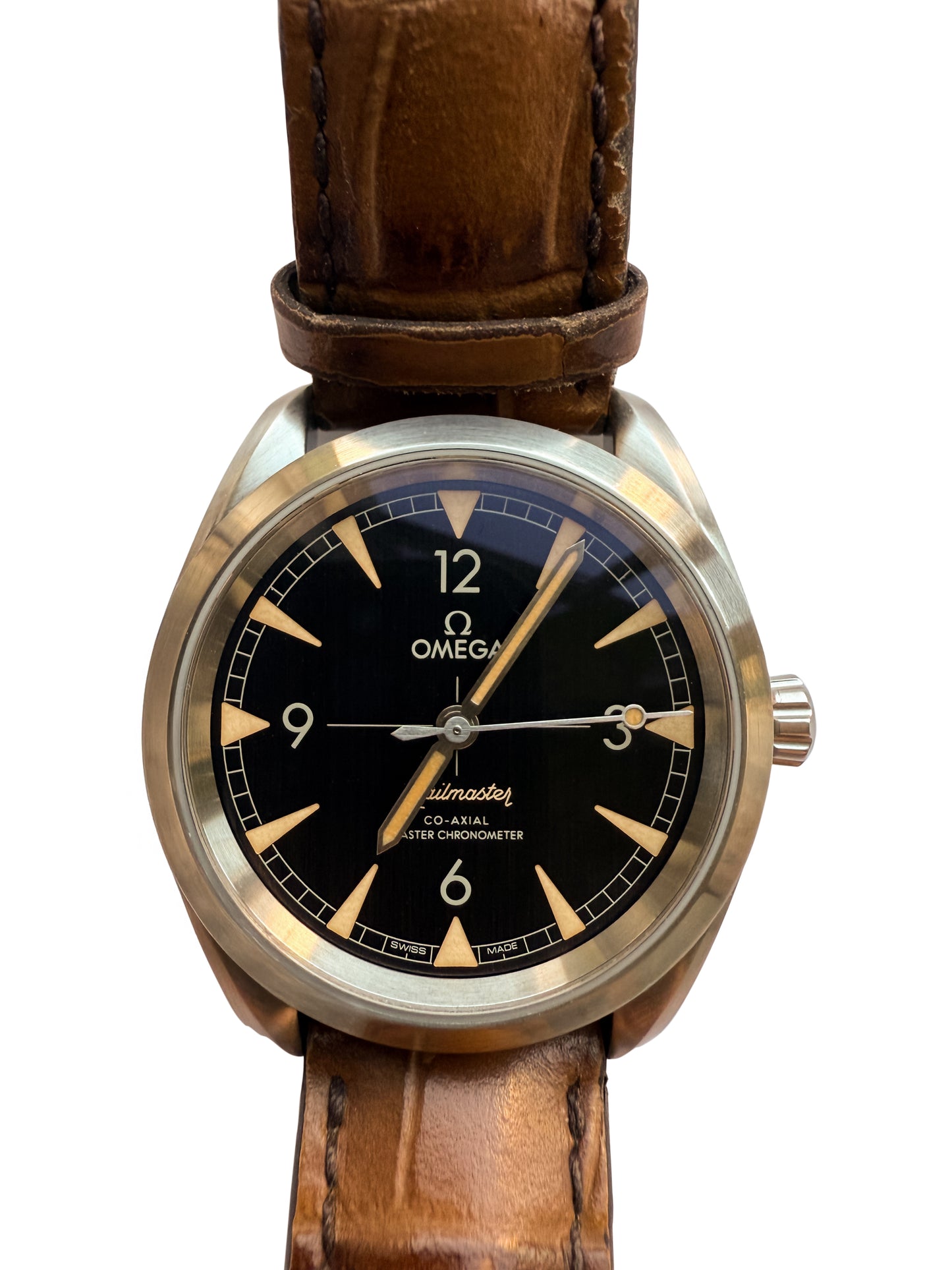 Omega Railmaster 40 mm Stainless Steel Co Axial Master Chronometer