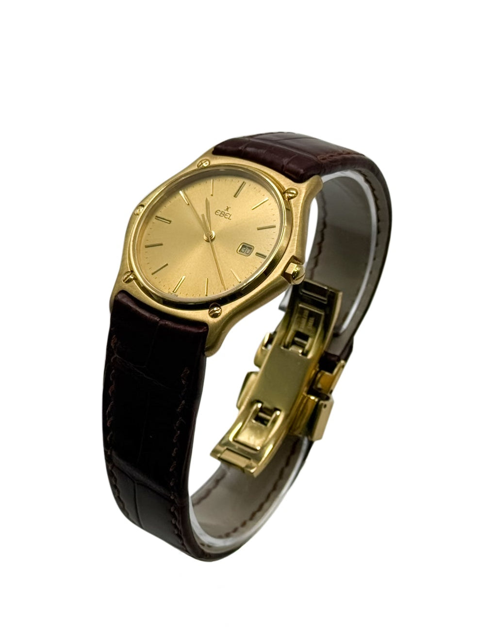 Ebel 1911 Ref 883903 Solid 18k Yellow Gold Dress Watch
