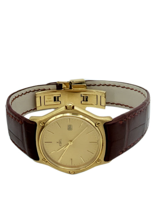 Ebel 1911 Ref 883903 Solid 18k Yellow Gold Dress Watch